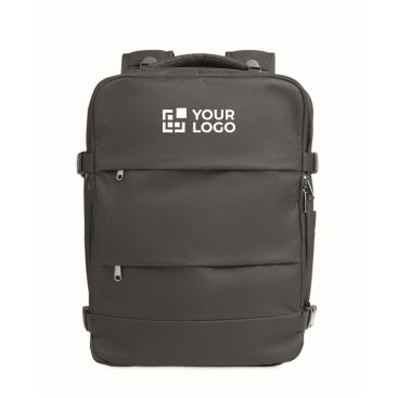 Mochila de cabina expandible de poliéster RPET 600D 15''