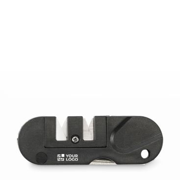 Afilador de bolsillo para cuchillos en estuche de plástico