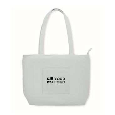 Bolsa grande de pana de poliéster con cremallera 220 g/m²