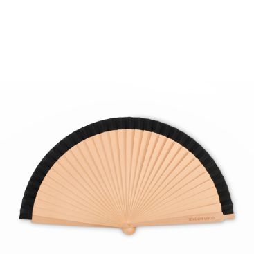 Abanico de madera tipo Schima Superba con 34 varillas