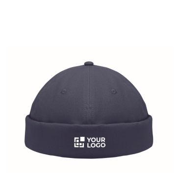 Gorro estilo Docker de algodón con malla y hebilla 260 g/m²