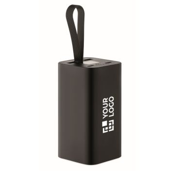 Powerbank de aluminio reciclado con indicador digital 20.000 mAh
