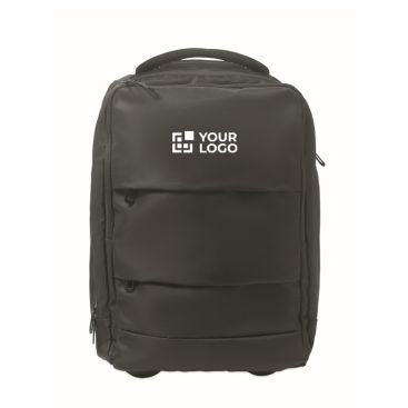 Mochila trolley de poliéster RPET 290T con 3 bolsillos 15''