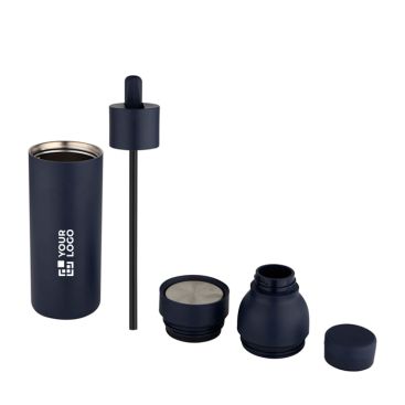 Botella de acero inoxidable reciclado de doble pared 3 piezas 650ml