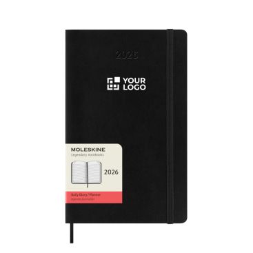 Agenda diaria con tapa blanda y cierre elástico Moleskine