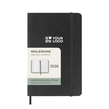 Agenda semanal de bolsillo con tapa blanda y cierre elástico Moleskine