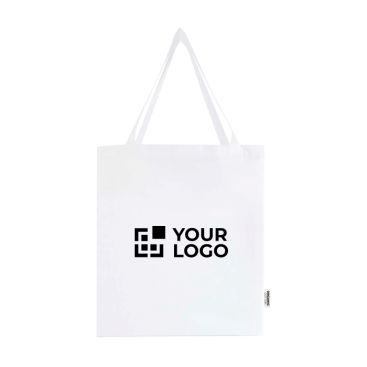 Bolsa tote de algodón orgánico con fuelles laterales 14L 180g/m2