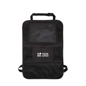 Organizador para coche con bolsillos de malla y ventana