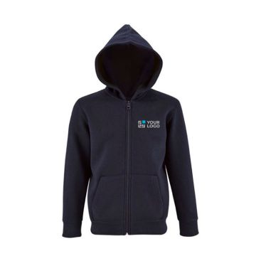 Sudadera con capucha niños 260 g/m2 color azul marino