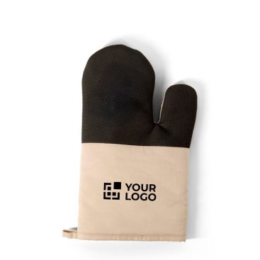 Guante de cocina 100% algodón con silicona antideslizante