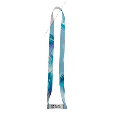 Lanyard y cuerda portavasos sublimables de poliéster reciclado 2cm
