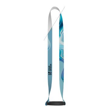 Lanyard de poliéster para sublimación con portavasos silicona 2cm