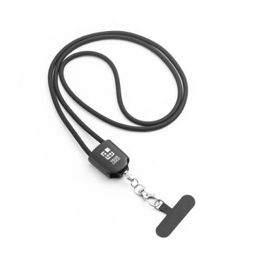 Cable lanyard con soporte para móvil y carga ultrarrápida 60W