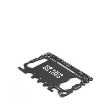 Tarjeta multiherramienta de acero inoxidable con 20 funciones