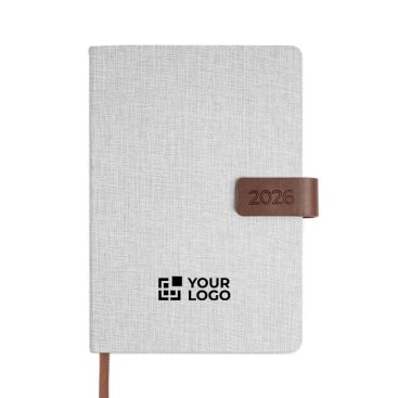 Agenda con vista diaria en español y portugués con cierre magnético A5 - agotado