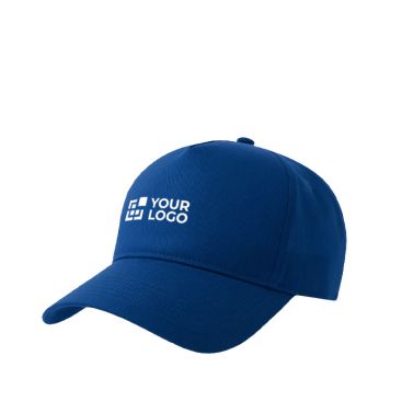 Gorra de béisbol estructurada con 5 paneles con cierre de velcro