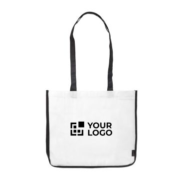 Bolsa de non-woven laminado de colores con los lados en blanco vista principal