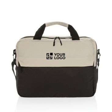 Maletín de RPET para PC con múltiples bolsillos interiores 15,6''