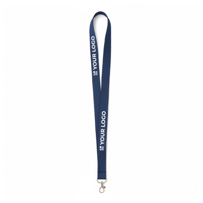 Lanyard hecho de poliéster hecho a medida con mosquetón o clip