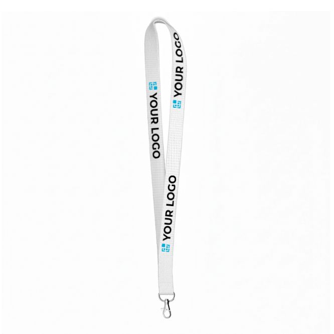 Lanyard hecho a medida de almidón de maíz con mosquetón