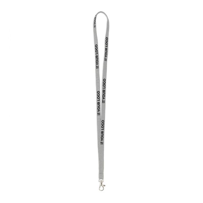 Lanyard hecho a medida de poliéster con mosquetón a escoger