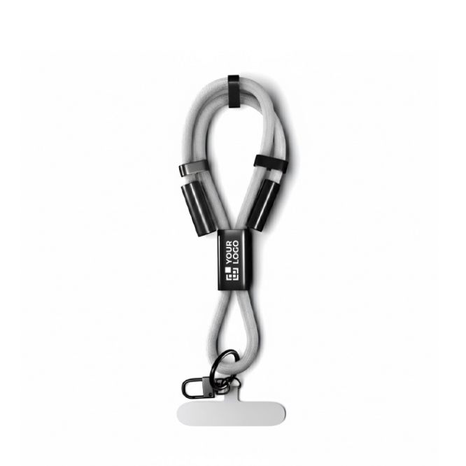 Lanyard para el móvil hecho a medida de correa corta y cargador tipo C