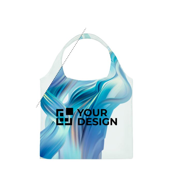 Bolsa plegable hecha a medida para la compra con bolsillo interno
