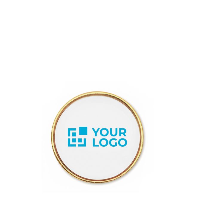 Pin metálico redondo hecho a medida para personalizar a todo color