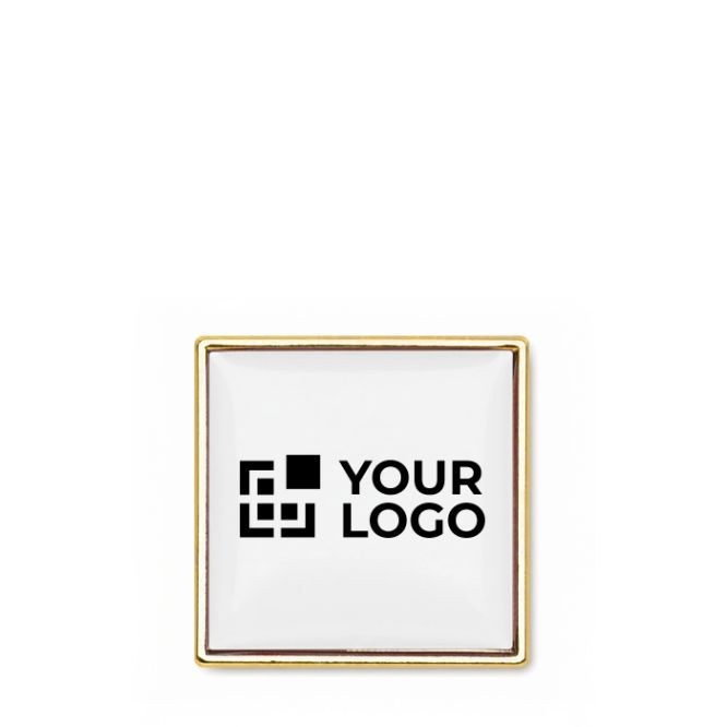 Pin de hierro en forma cuadrada hecho a medida para personalizar