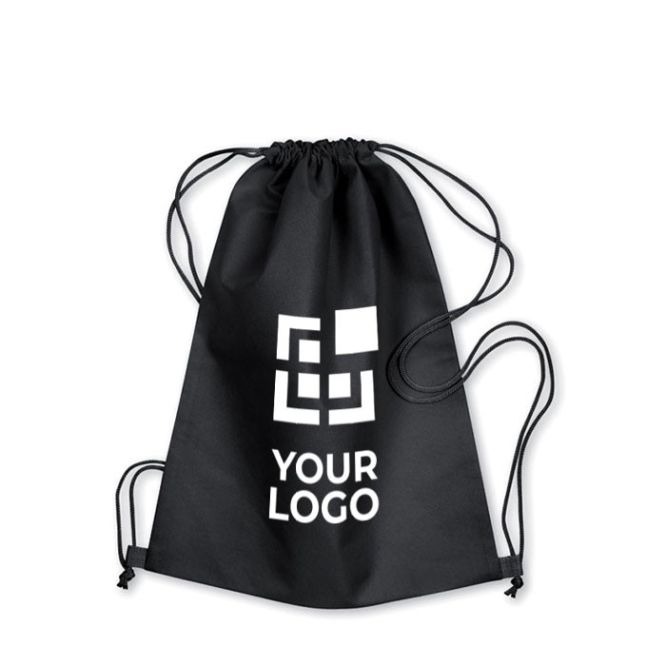 Mochilas publicitarias non woven de cuerdas de colores