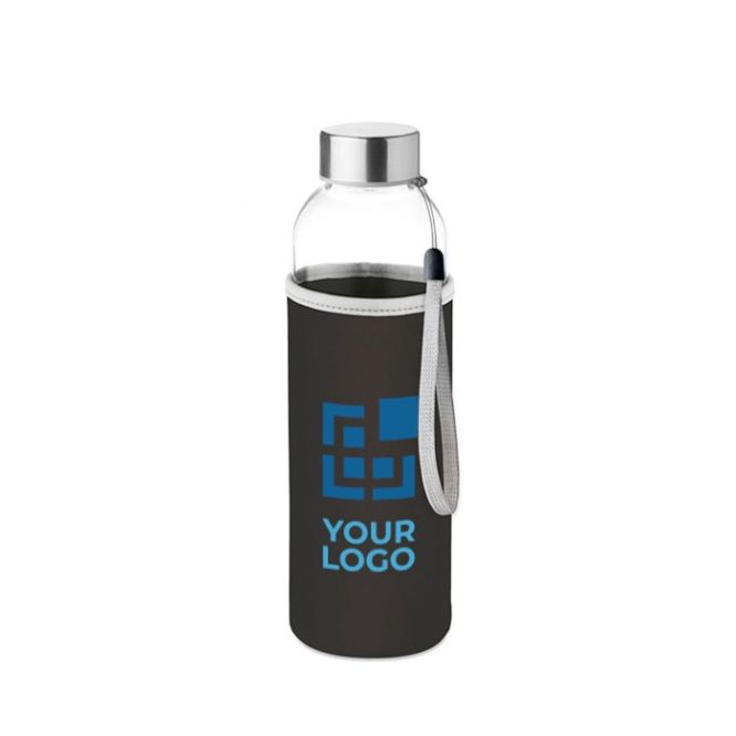 Botellas de agua personalizadas con funda vista principal