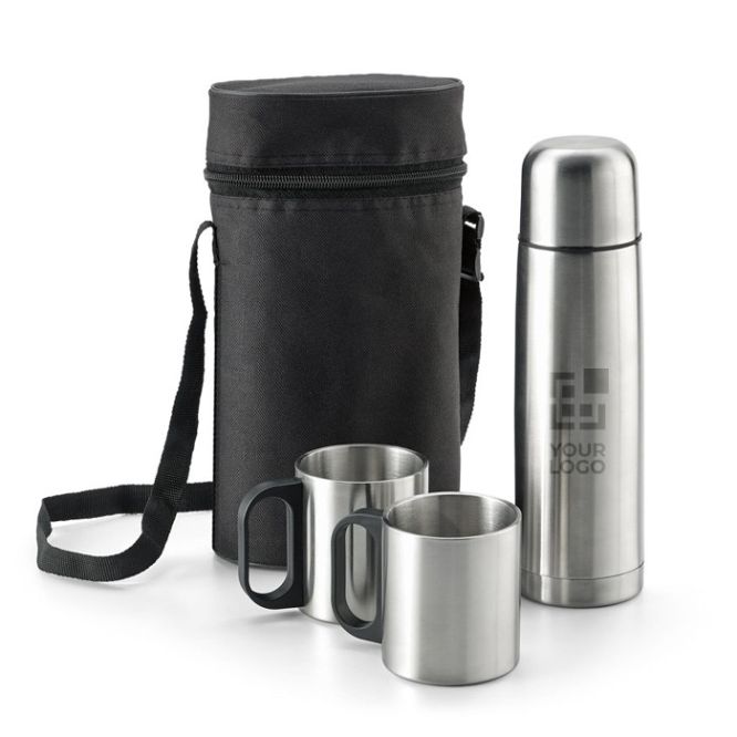 Set de termo personalizado con tazas vista principal