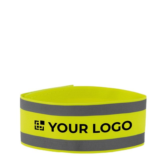 Brazalete deportivo de lycra color amarillo