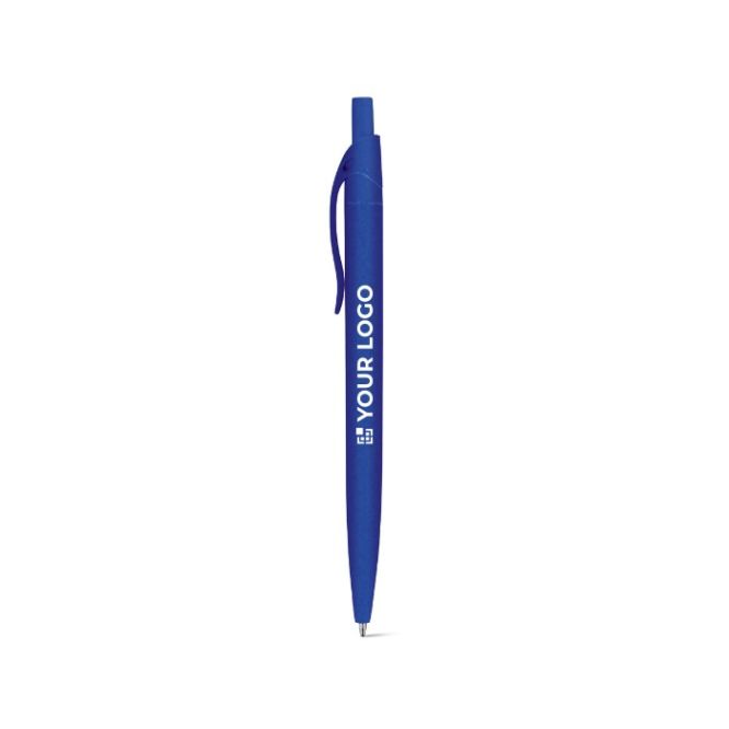 Bolígrafos ecológicos de paja de trigo a color y tinta azul