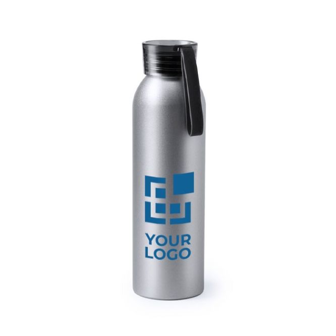 Botella de aluminio con tapón de seguridad vista principal