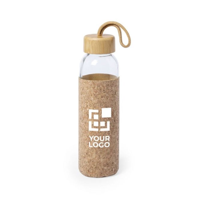 Botellas de cristal con funda de corcho vista principal