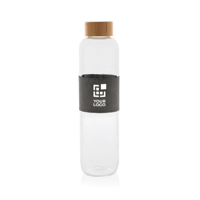 Botellas de agua de cristal personalizadas vista principal