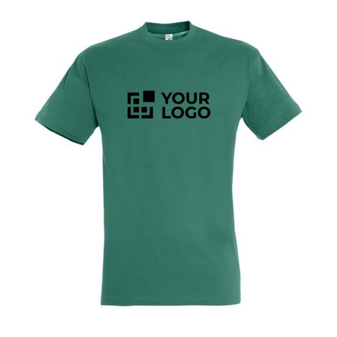 Camisetas promocionales baratas de manga corta 100% algodón semipeinado 150 g/m2 unisex de la marca Sol's