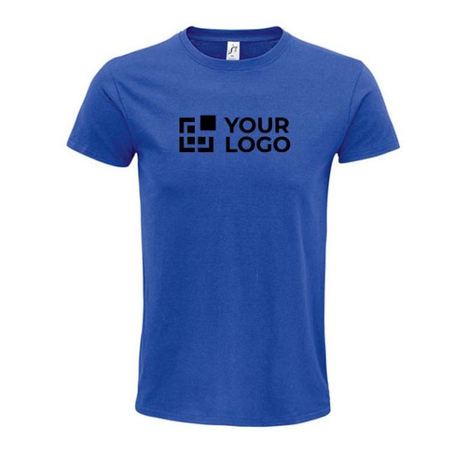 Camiseta de merchandising unisex de algodón orgánico 140 g/m2 SOL'S Epic con corte ajustado y cuello redondo