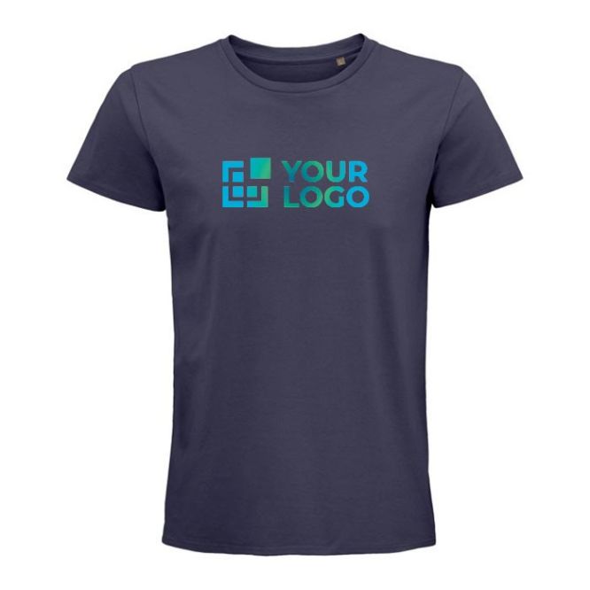 Camiseta unisex ajustada de algodón orgánico para clientes 175 g/m2 SOL'S Pioneer