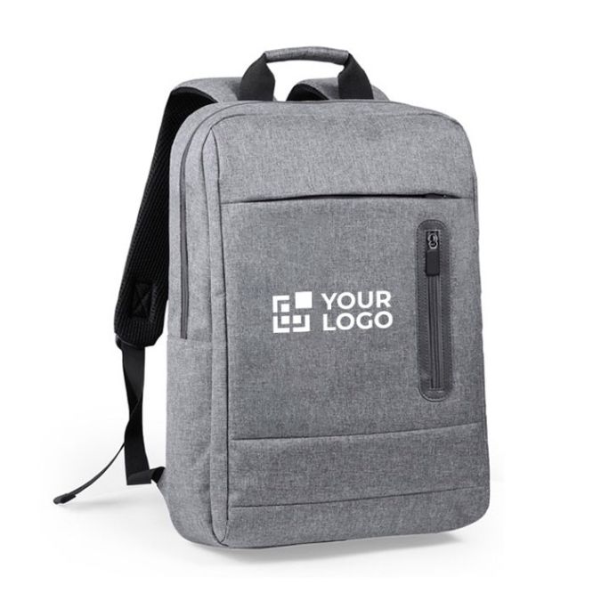 Mochila para empleados de nylon con bolsillo acolchado para PC 15''