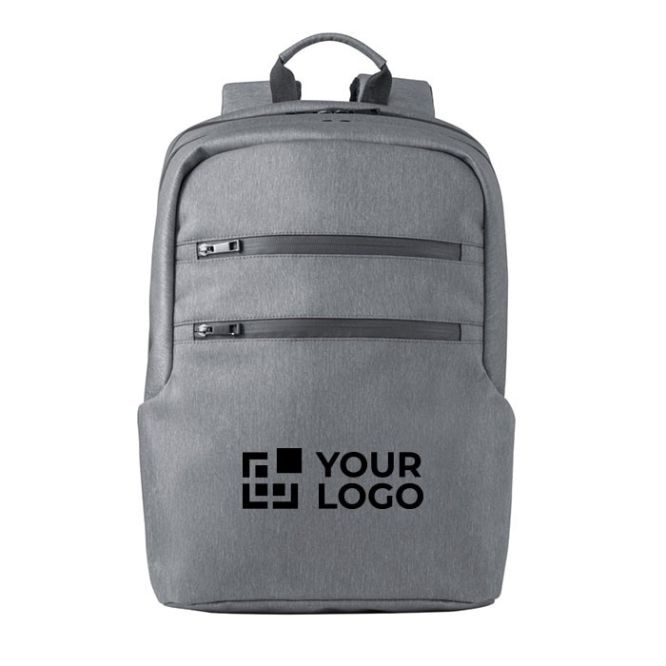 Mochila de nylon con bolsillo RFID vista principal