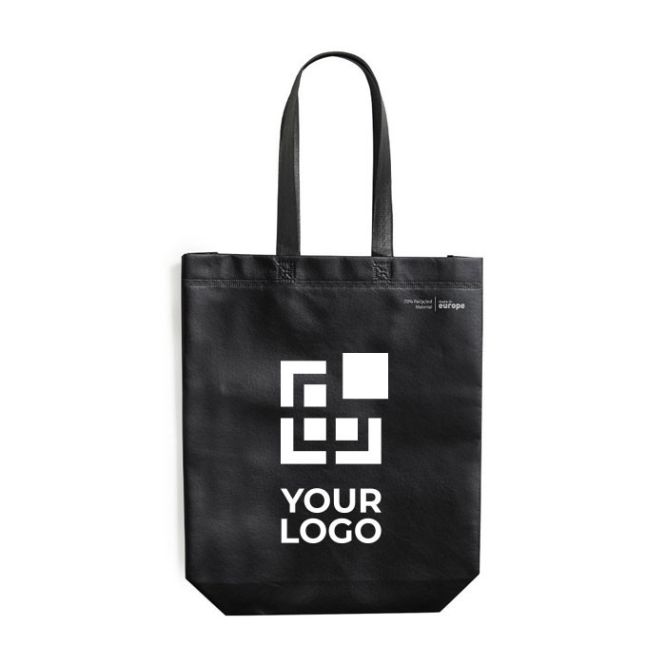 Bolsa de non-woven reciclado para empresas con fuelle 120 g/m2