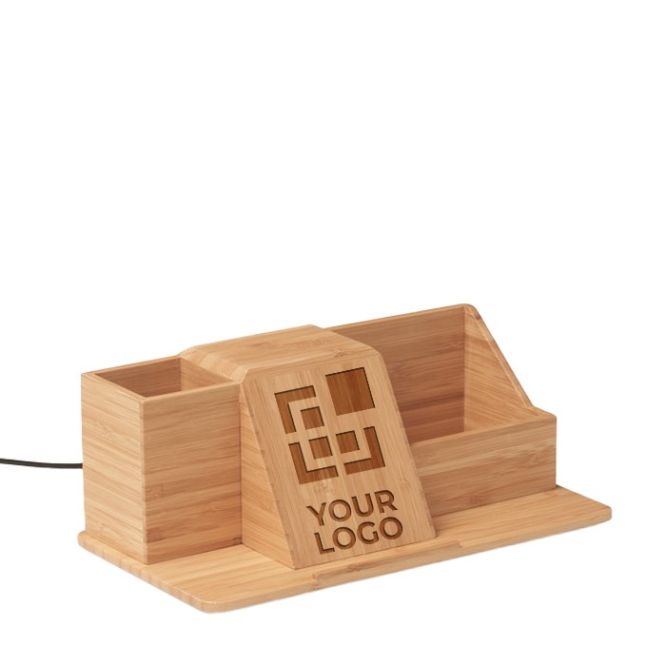 Organizador de mesa con cargador