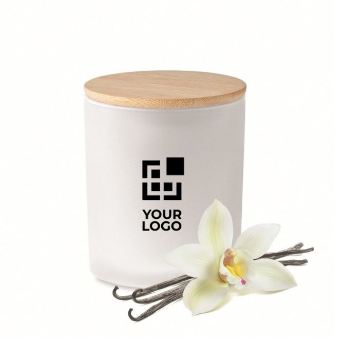 Velas con aroma a plantas y tapa vista principal