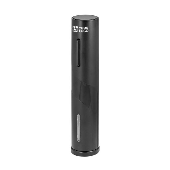 Sacacorchos eléctrico personalizado color negro