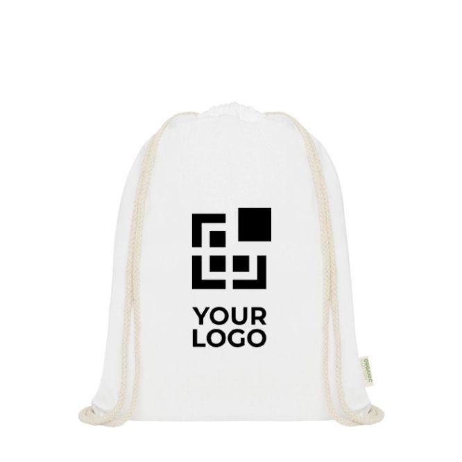 Mochila de algodón de orgánico 140 g/m2 vista principal