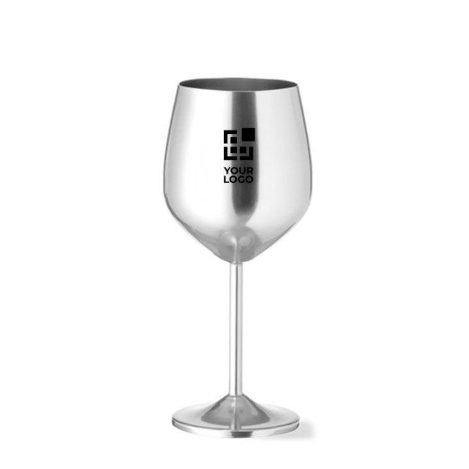 Copa de aluminio en colores metalizados con capacidad de 540ml 