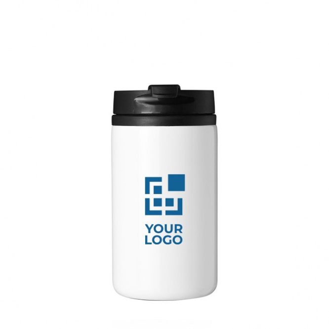 Vaso térmico de acero inoxidable reciclado con tapa giratoria 250ml
