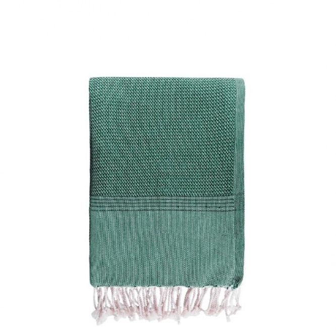 Pareo toalla monocolor de algodón reciclado y orgánico 200 g/m2